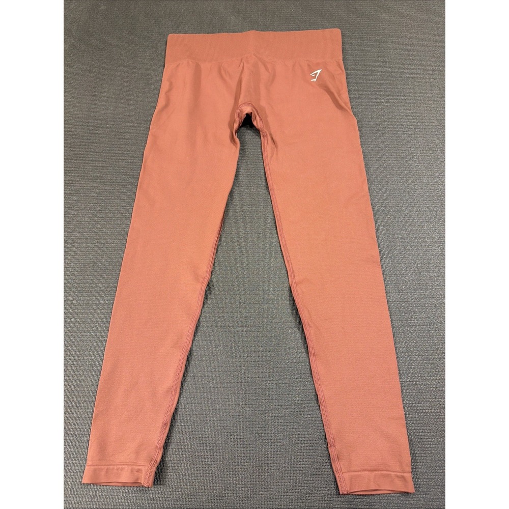 New GYMSHARK‎ Everyday Seamless Leggings in Red - Size Large